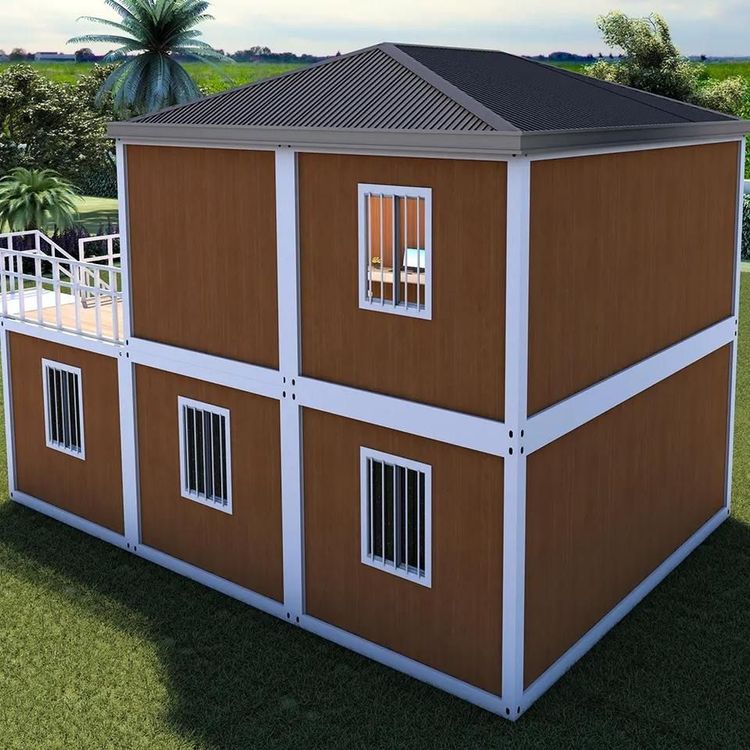 China Factory 20ft 40ft Steel Safe Square Prefab Luxury Midcentury Modern Qatar Flat Pack Villa 2 3 4 Bedroom Apartment School
