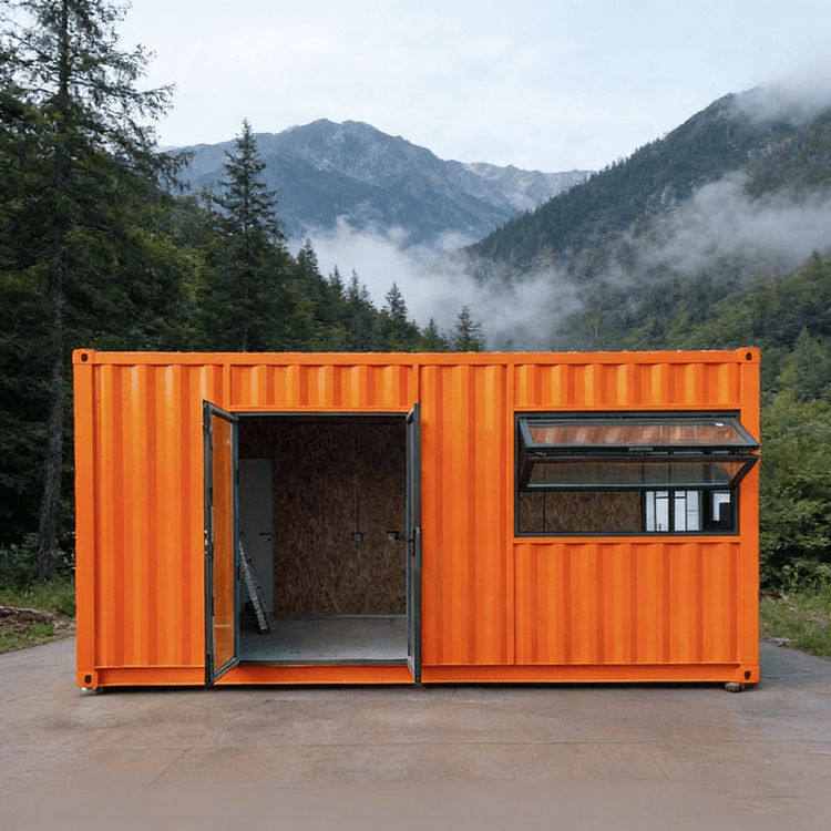 Hot Sale Detachable Container House Waterproof Prefabricated Garage Coffee Shop Pop-up Store Mobile Tiny Home Bathroom Custom