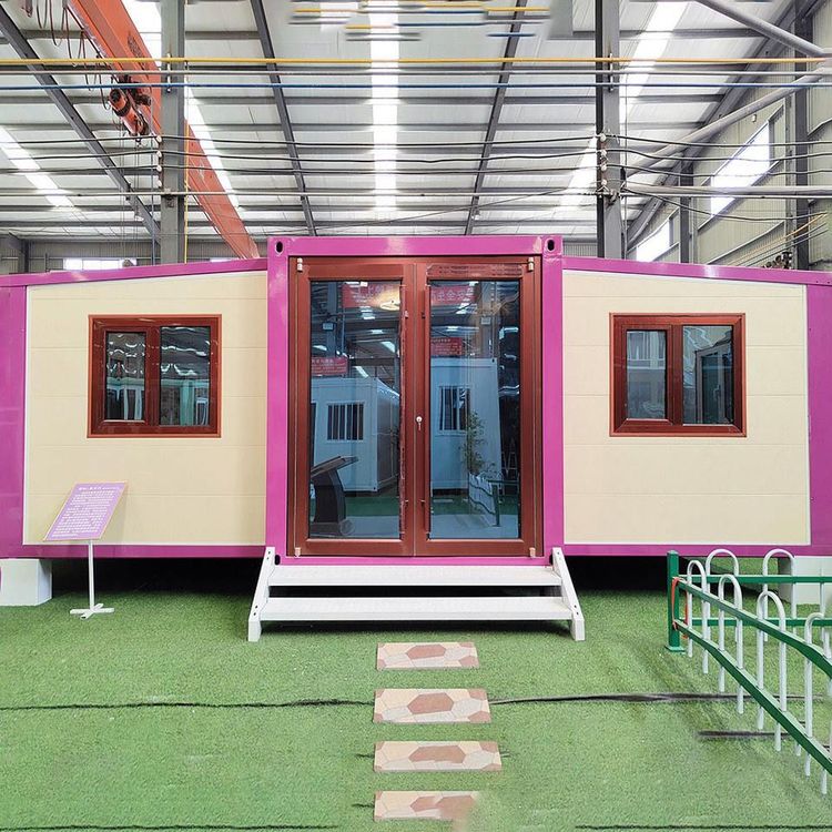 Casa Contenedor Móvil de Acero Prefabricada de Seguridad, Expandible de 20/40 pies, de Lujo y Moderna, Villa Prefabricada de 3 Dormitorios con Estructura de Acero