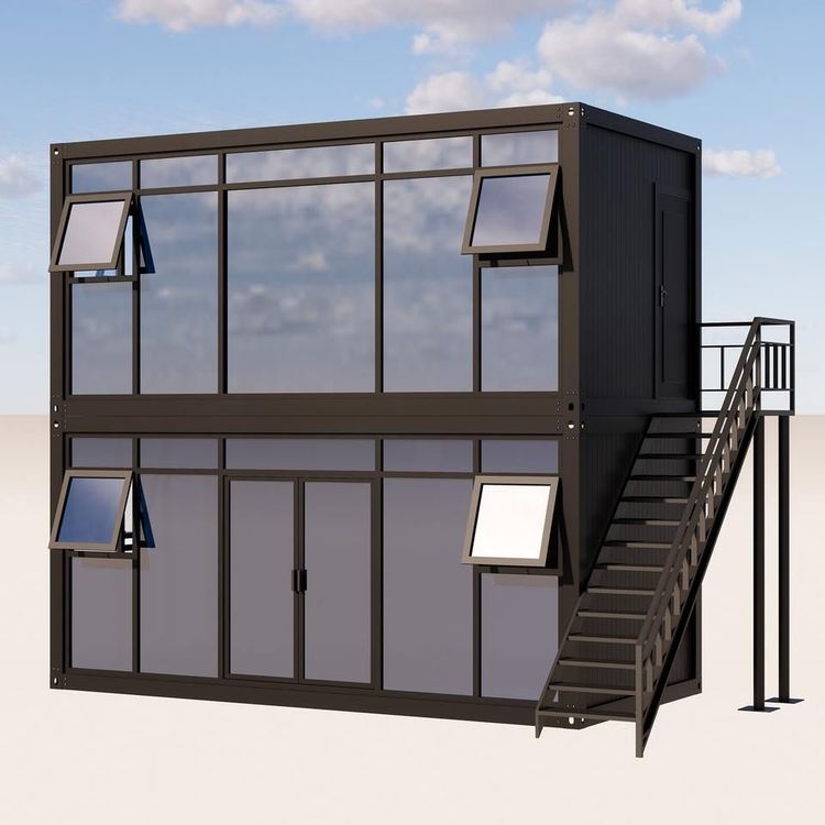 Oferta Especial: Casa Contenedor Moderna Personalizada de 20 pies/40 pies, Casa Móvil Pequeña, Casas Prefabricadas de 2 Pisos con Dormitorio