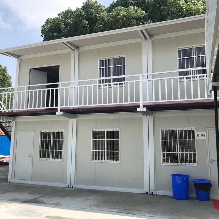 Nueva Casa Contenedor Móvil de Acero de 2 Pisos con Baño, Plegable, Prefabricada, de 20 pies, Estilo Moderno