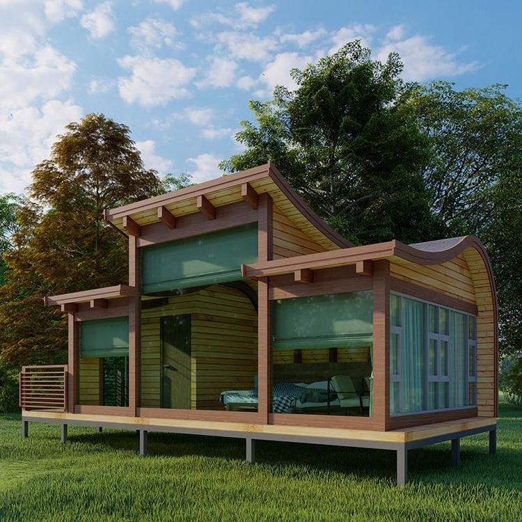 Sẵn Sàng Thực Hiện 1 Phòng Ngủ Kết Cấu Thép Modular Container Nhà Bánh Sandwich Tấm Thiết Kế Hiện Đại 1 Năm Bảo Hành Cho Biệt Thự Công Viên Khách Sạn