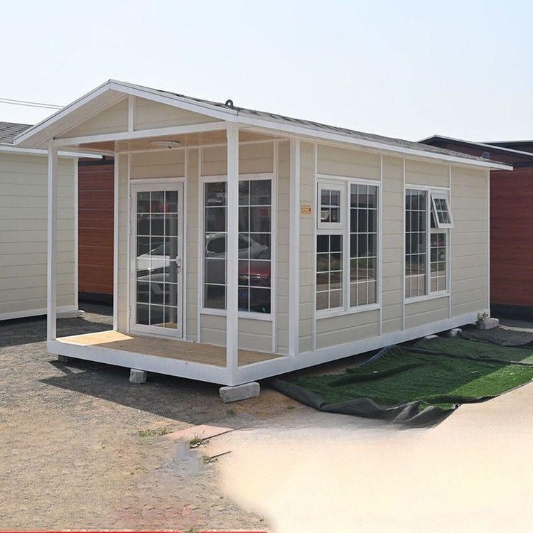 Nhà di động lắp ghép chất lượng cao, có thể tháo rời, kiểu nhà tiền chế mô-đun với hiên nhà, dành cho khách sạn, khu nghỉ dưỡng sang trọng.