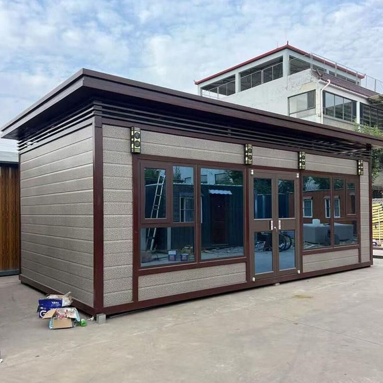 Nhà container hiện đại, có thể tháo lắp, di động, mở rộng được 20ft & 40ft, 1 phòng ngủ, dùng cho khách sạn & biệt thự