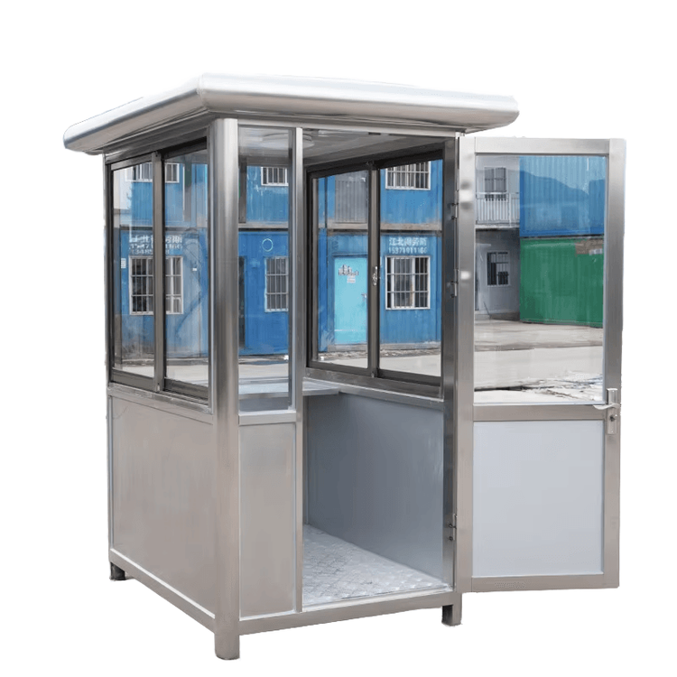 Phòng bảo vệ di động mini dạng panel sandwich bán chạy, dễ lắp đặt, tháo dỡ, bền, có khóa, đang được bán