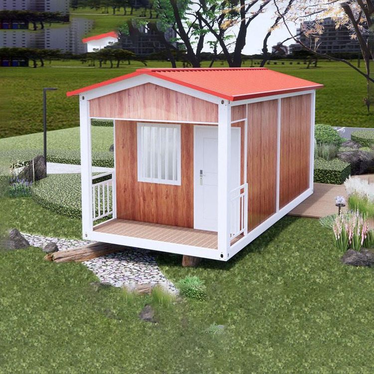 Contenedor de Casa Portátil de 20 Pies y 40 Pies, Contenedor de Paquete Plano de Bajo Precio, Casa Contenedor para Oficina, Oficina Portátil, Casa de Lujo