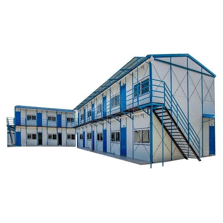 Durable Waterproof Steel Double-deck Container Mobile House Temporary Construction Quick Installation Hotels Villa Flat Pack