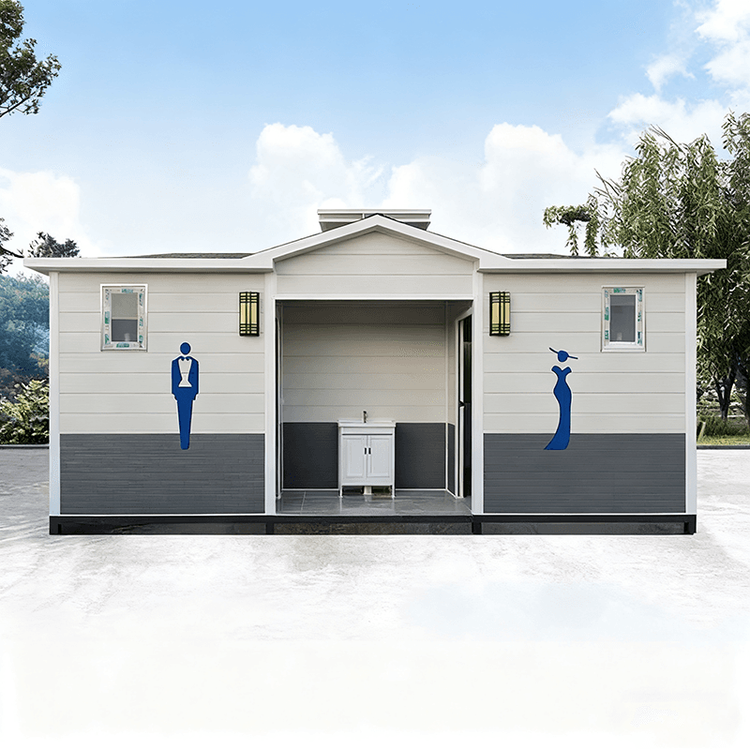 Portable Durable Environmentally-Friendly Toilets Parks Apple Cabin Modern Outdoor Public Mobile Shower Washroom Apartment