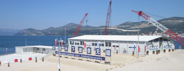 Croatia Pelješac Bridge Construction Camp 6