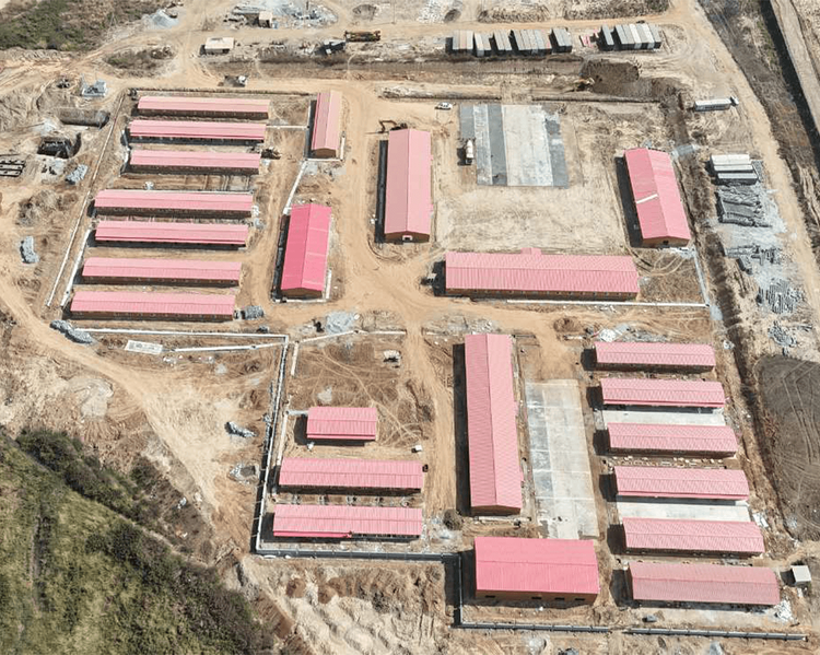 Campamento de la central eléctrica independiente de Abuja, Nigeria
