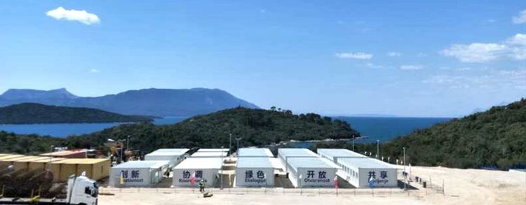 Croatia Pelješac Bridge Construction Camp 2