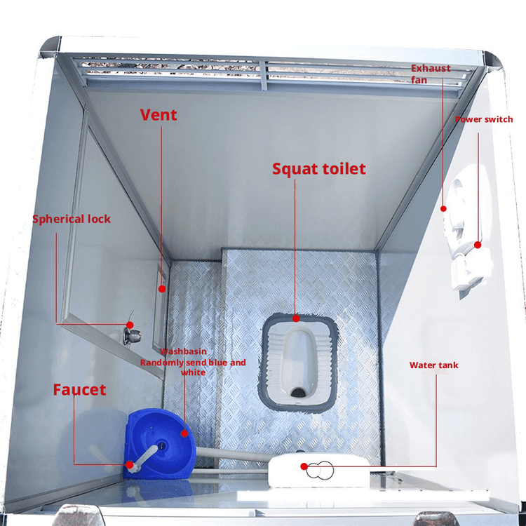 Mobile Shower Room Toilet
