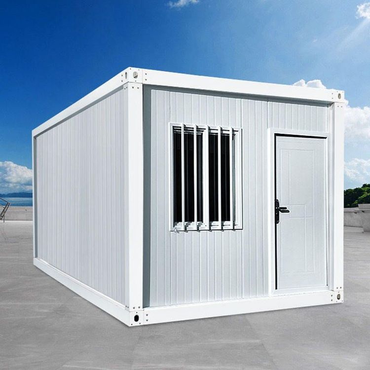 Thiết kế nhà container màu đỏ