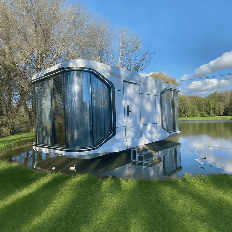 Baiyin Color Steel Mobile Toilet Installation