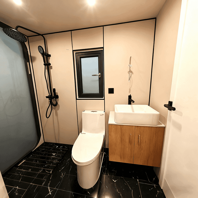 Low-Priced Mobile Toilets with Shower